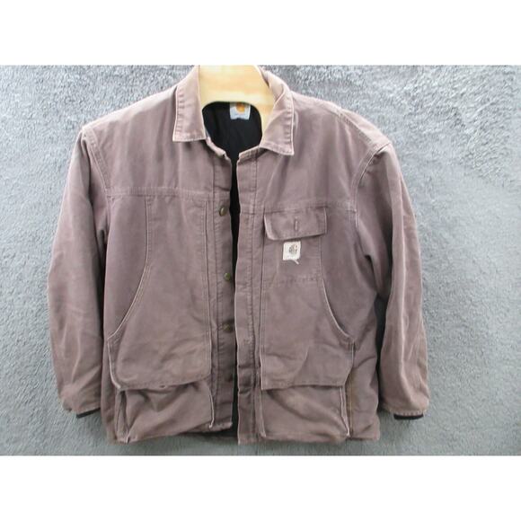 Vintage Carhartt Quilt Lined Canvas Work Chore Jacket Men’s XL or XXL?